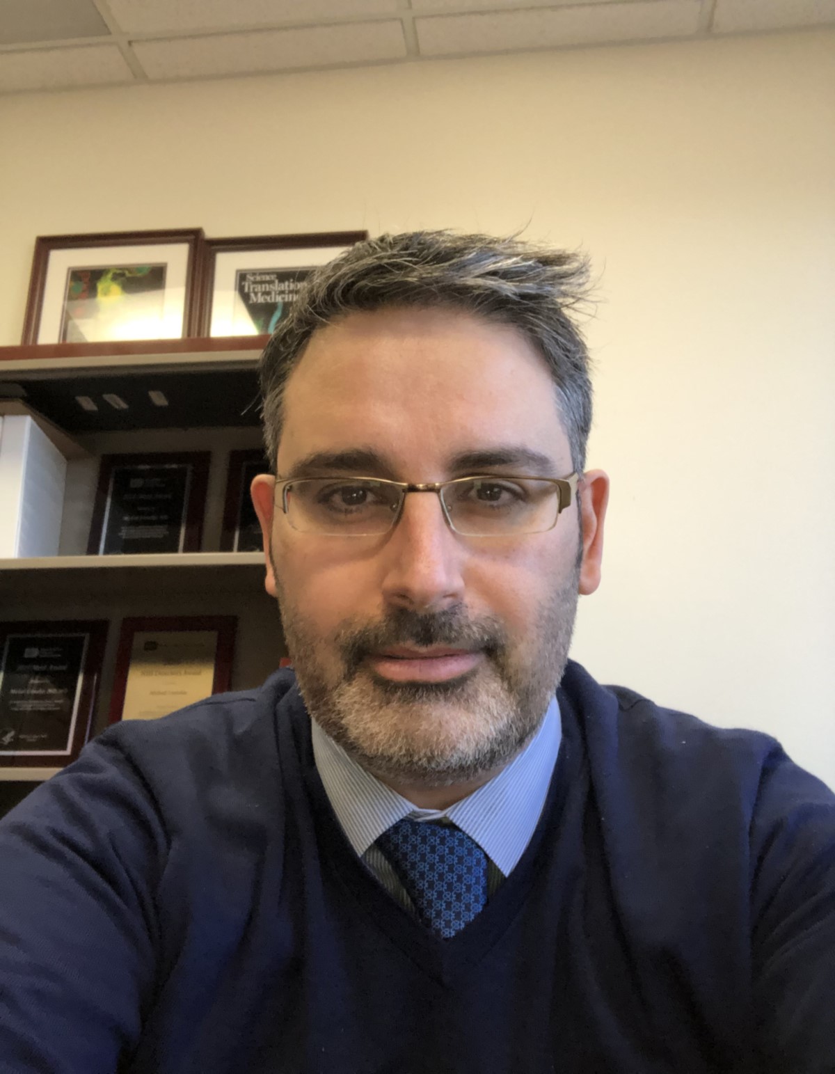 Michail S. Lionakis, M.D., Sc.D., poses for a photo