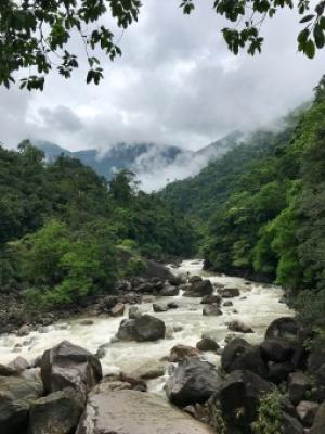 A landscape in Meghalaya, India, where CSCMi has several research sites.