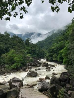 A landscape in Meghalaya, India, where CSCMi has several research sites. 