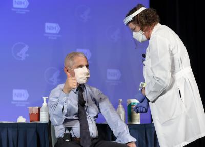Dr. Fauci at Vaccine Kick-Off Event