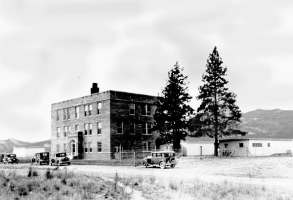 This 1928 photo shows Building 1 of what would become NIAID Rocky Mountain Laboratories campus in Hamilton, MT.