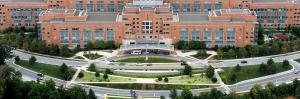 Aerial photo of NIH Clinical Center