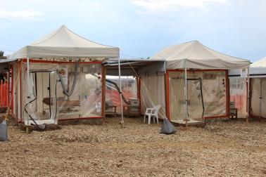 The Ebola treatment center in Beni, Democratic Republic of the Congo