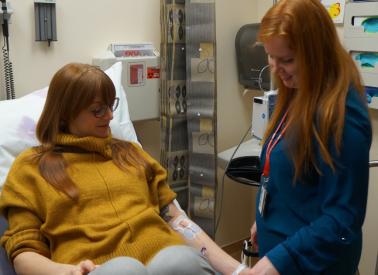 Volunteer received experimental monoclonal antibody against malaria