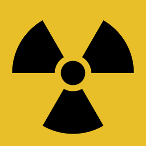Simple black geometric shapes on yellow background.