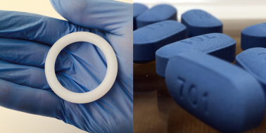 Dapivirine vaginal ring and tablets of oral PrEP medication