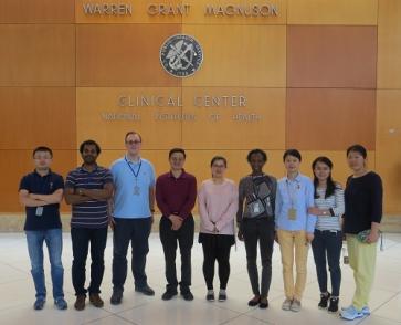 From left to right: Difeng, Rama, Matthew, Jeff, Dan, Rosalene, Mingzhu, Qiao, and Xi.