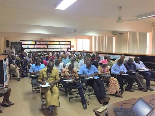 Malaria Research and Training Center staff attending Good Clinical Practices training offered by Mali ICER