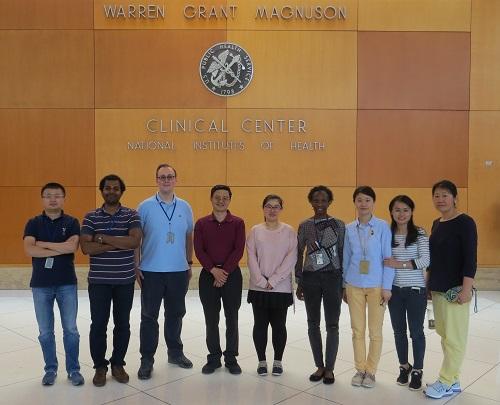 From left to right: Difeng, Rama, Matthew, Jeff, Dan, Rosalene, Mingzhu, Qiao, and Xi.