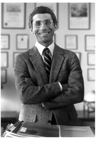 dr. fauci in his office, 1984