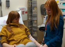 Volunteer received experimental monoclonal antibody against malaria
