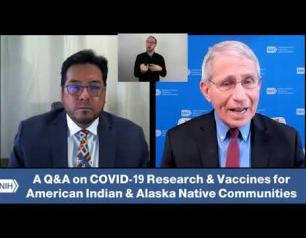 NIAID Director Dr. Anthony Fauci and THRO Director Dr. David Wilson