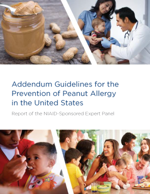 Addendum Guidelines for Prevention of Peanut Allergy