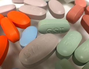 A variety of antiretroviral drugs used to treat HIV infection.